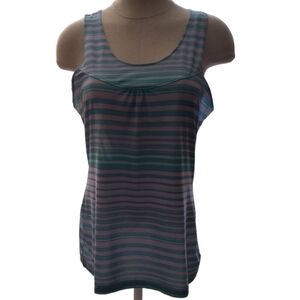 Columbia Woman Sleeveless Striped Omni-Wick Tank Top Size M